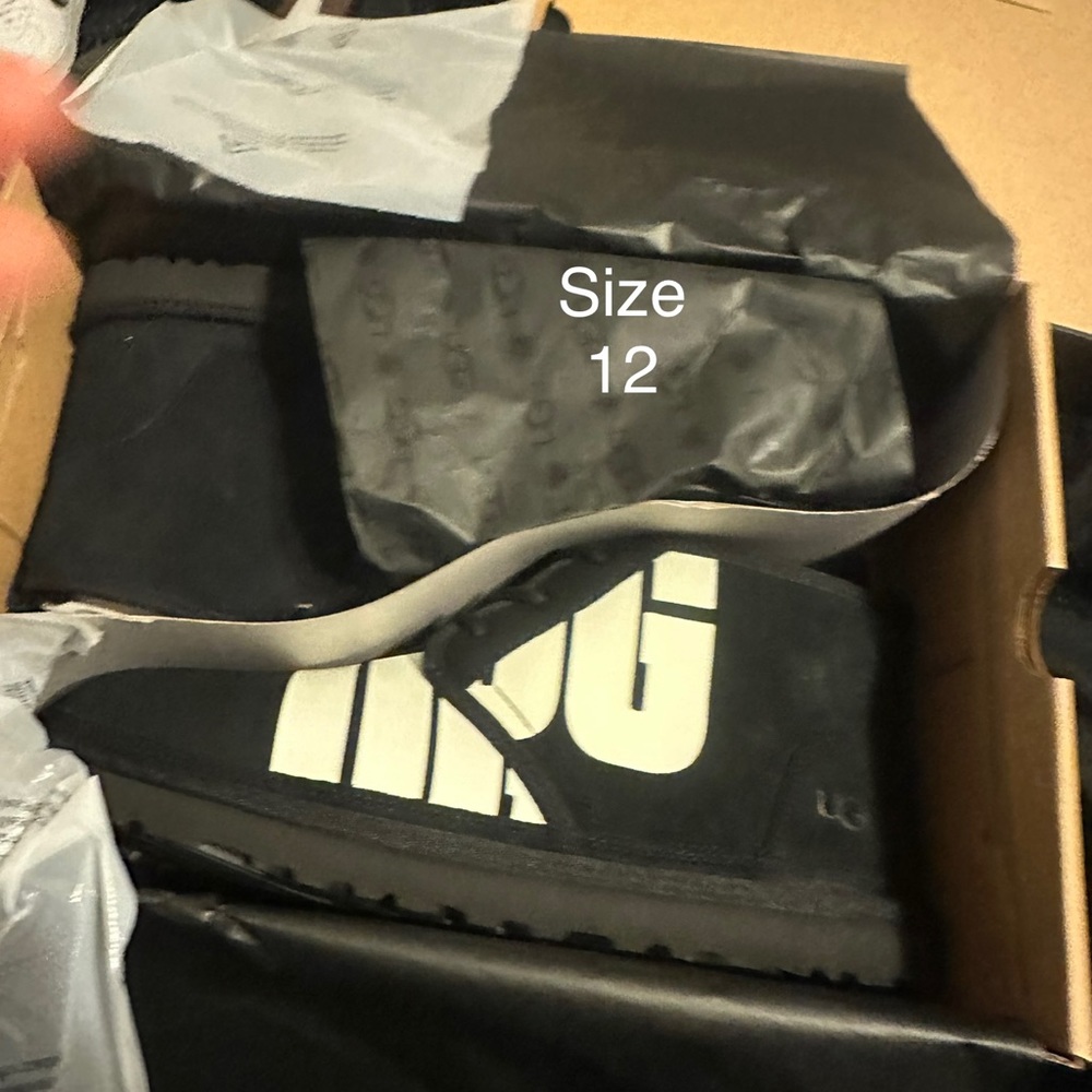 New Ugg boots size 12 never worn